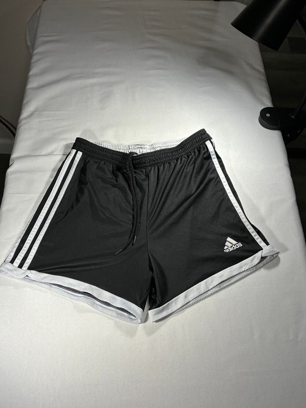 Adidas ClimaCool Black 3-Stripes Athletic Shorts Size XS Running Soccer